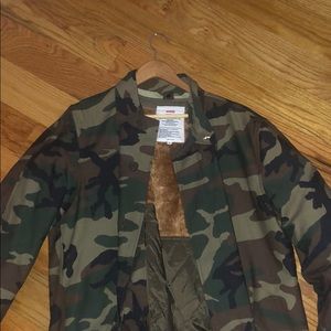 Supreme vintage camo trench coat